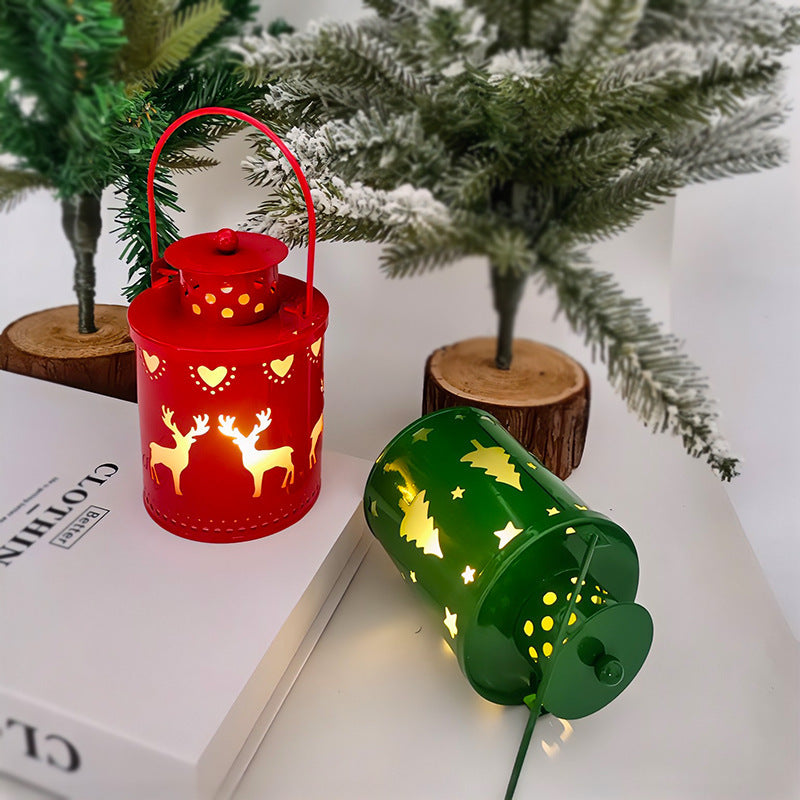 LED Christmas Candle Lanterns – Nordic Style Electronic Candles for Creative Holiday Decor - ZA-ZOLA