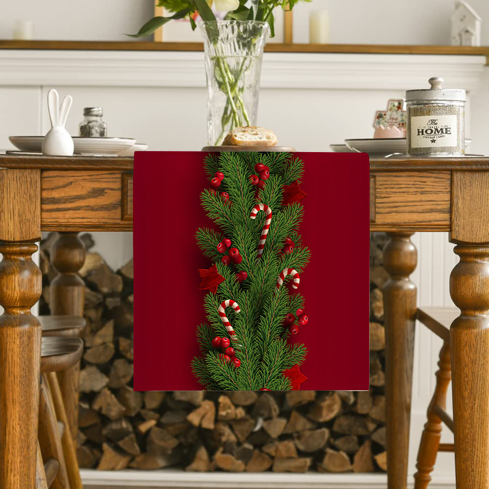 Linen Snowman Table Mat – Festive Printed Christmas Table Decor for Holiday Dining - ZA-ZOLA