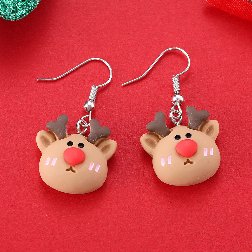 Cartoon Creative Christmas Earrings – Fun & Festive Fashion for the Holidays - ZA-ZOLA