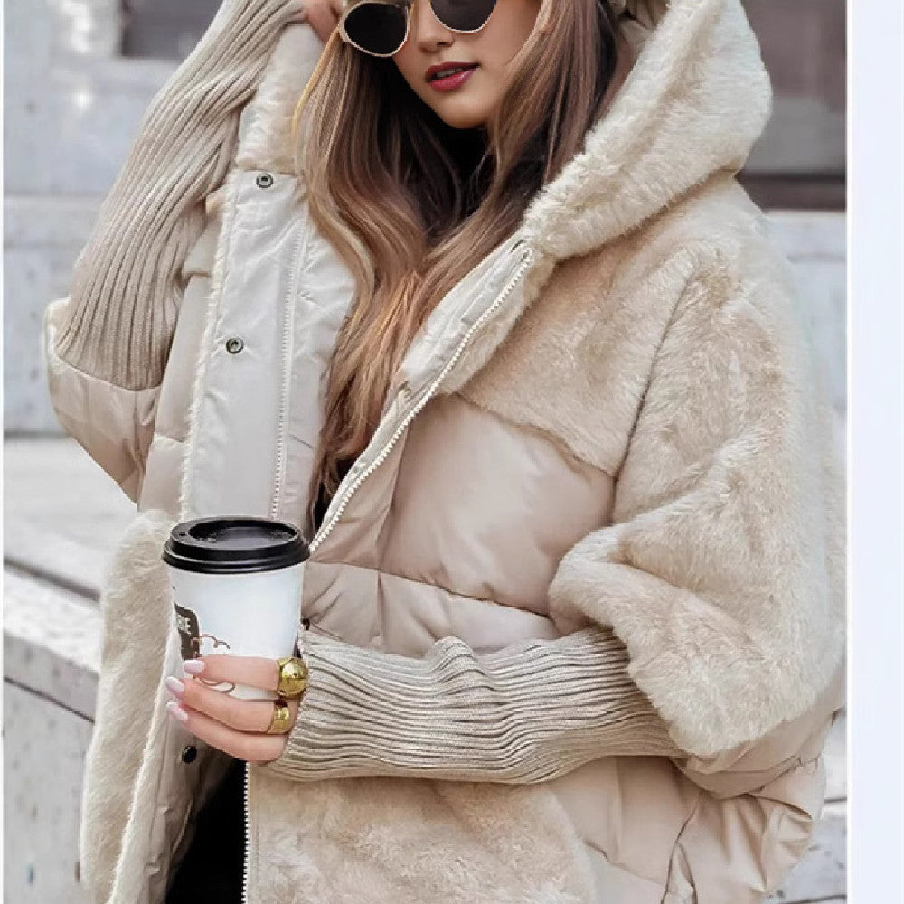 Women's Loose Down Jacket Coat – Winter Fashion Lightweight Warmth