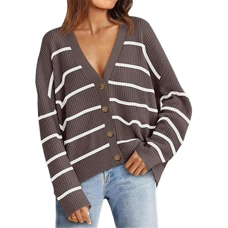 Women's Sweater Lightweight Button Cardigan No Pilling No Fading - ZA-ZOLA