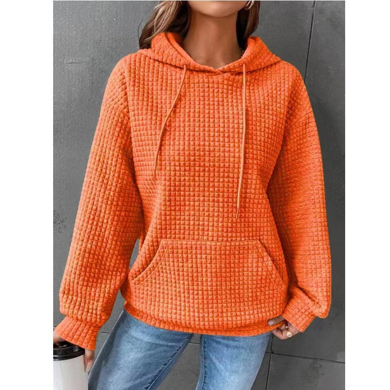 Women's Loose Casual Solid Color Long-Sleeved Sweater – Comfortable & Stylish Knitwear