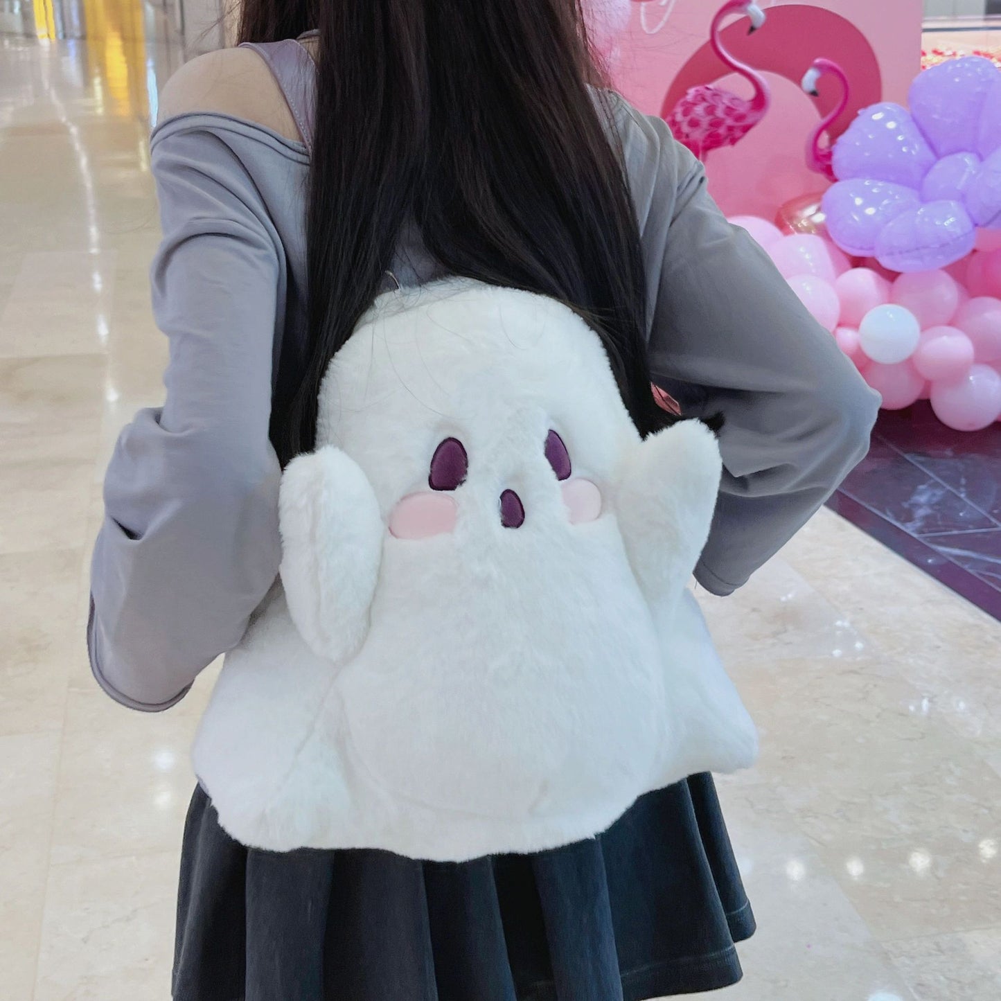 Halloween Cute Ghost Cartoon Backpack Personality Doll - ZA-ZOLA