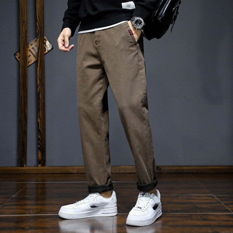 Straight Slim Fit All-matching Long Pants - ZA-ZOLA