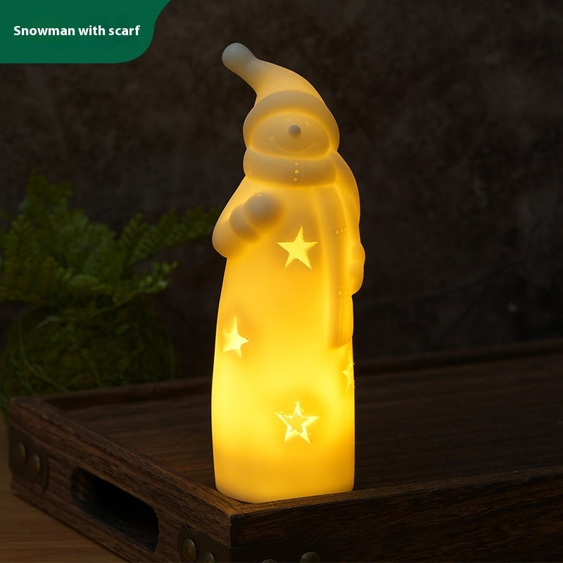 Christmas LED Night Lights – Creative Bedside Lamp & Candle Light Decor - ZA-ZOLA