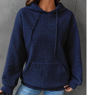 Women's Loose Casual Solid Color Long-Sleeved Sweater – Comfortable & Stylish Knitwear