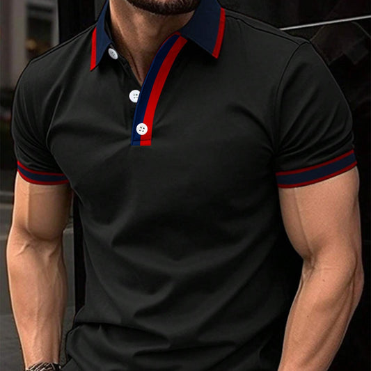 Summer Men's Short Sleeve CasualProduct information:
 
 Color: white, black
 
 Details of clothing style: Mosaic
 
 Size: S,M,L,XL,XXL,XXXL
 
 Main fabric composition: Polyester Fiber 
 
 Sleeve leTop ShirtZA-ZOLAZA-ZOLAShort Sleeve Casual