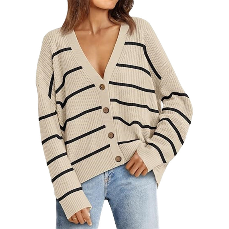 Women's Sweater Lightweight Button Cardigan No Pilling No Fading - ZA-ZOLA