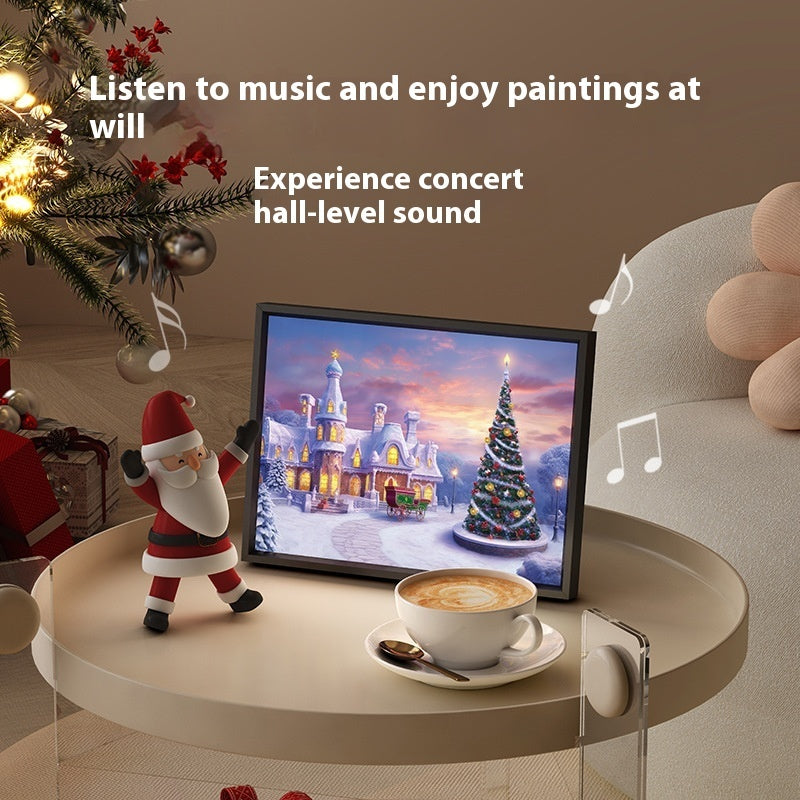 Mini Bluetooth Speaker with Christmas Painting – Perfect Holiday Gift - ZA-ZOLA