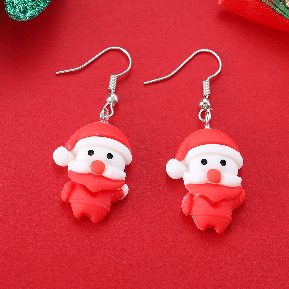 Cartoon Creative Christmas Earrings – Fun & Festive Fashion for the Holidays - ZA-ZOLA