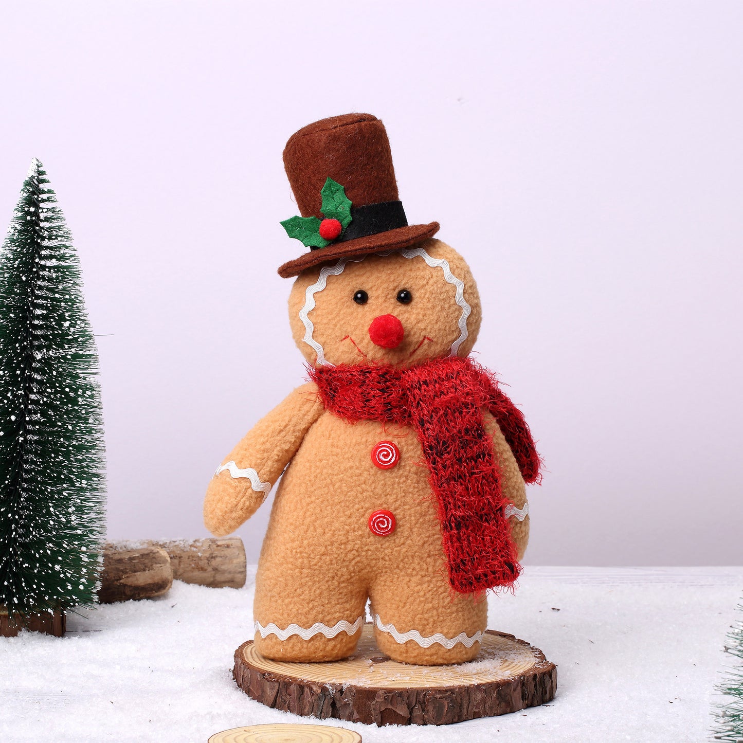 Gingerbread Man Doll – New Christmas Decoration for Festive Holiday Homes - ZA-ZOLA