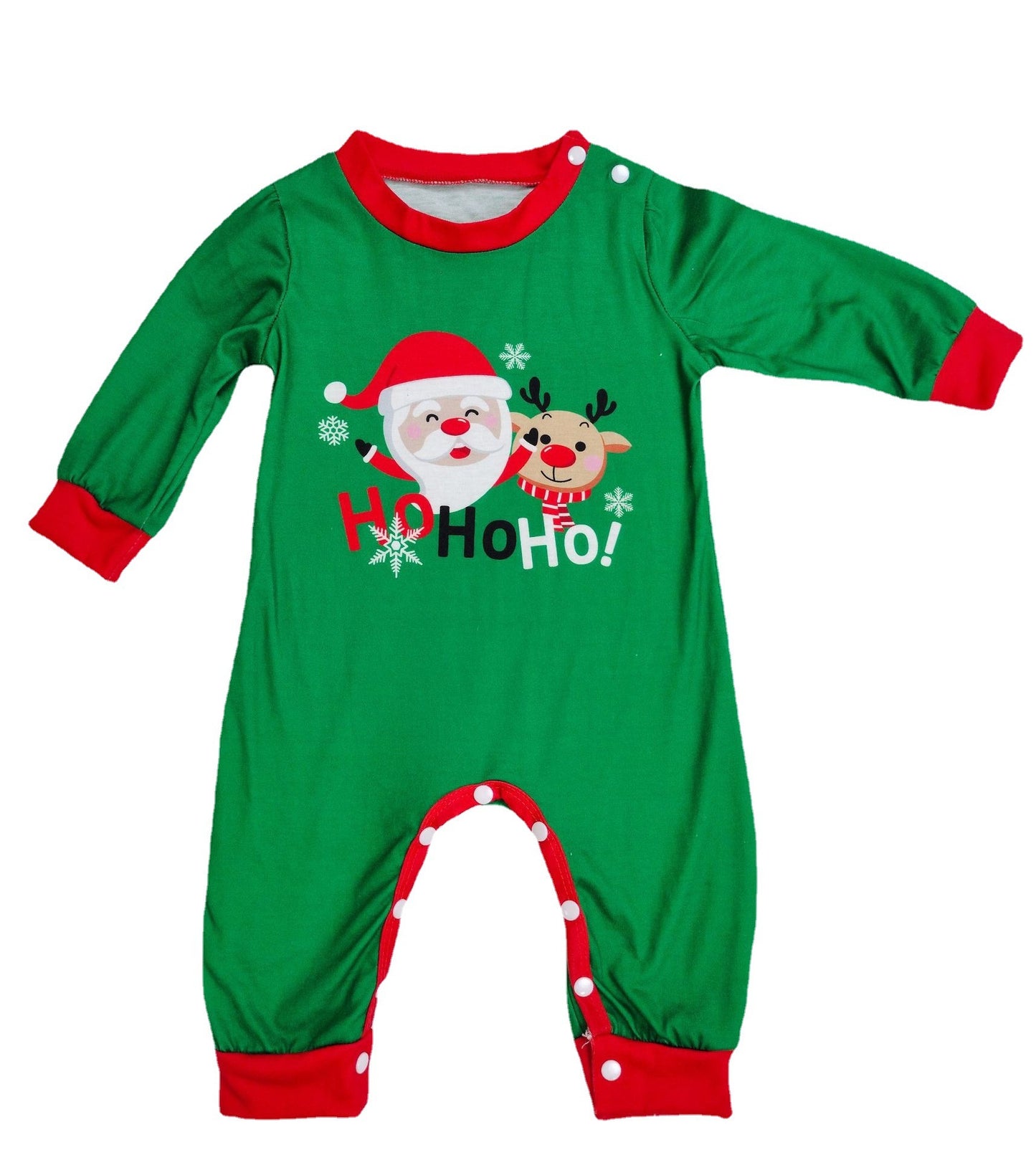 Matching Family Christmas Pajamas – Santa Claus Printed Top PJs Sets for Festive Sleepwear - ZA-ZOLA