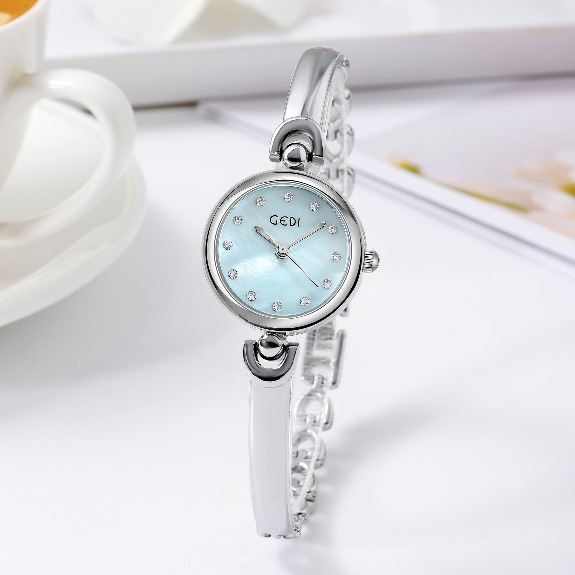 Simple Design Small Exquisite Round Dial Bangle Watch Quartz Watch - ZA-ZOLA