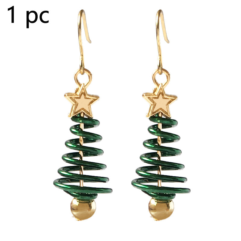 DIY Christmas Tree & Star Earrings – Festive Holiday Jewelry for Creative Style Lovers - ZA-ZOLA