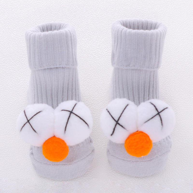 Baby socksProduct information:
 
 
 Children's socks category: floor socks
 
 Function: breathable, sweat-absorbing
 
 Main fabric composition: cotton
 
 
 Size information:
 Baby socksZA-ZOLAZA-ZOLABaby socks