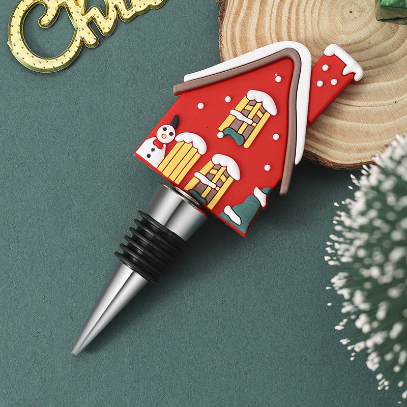 Christmas Tree Wine Stopper | Perfect for Holiday Parties - ZA-ZOLA