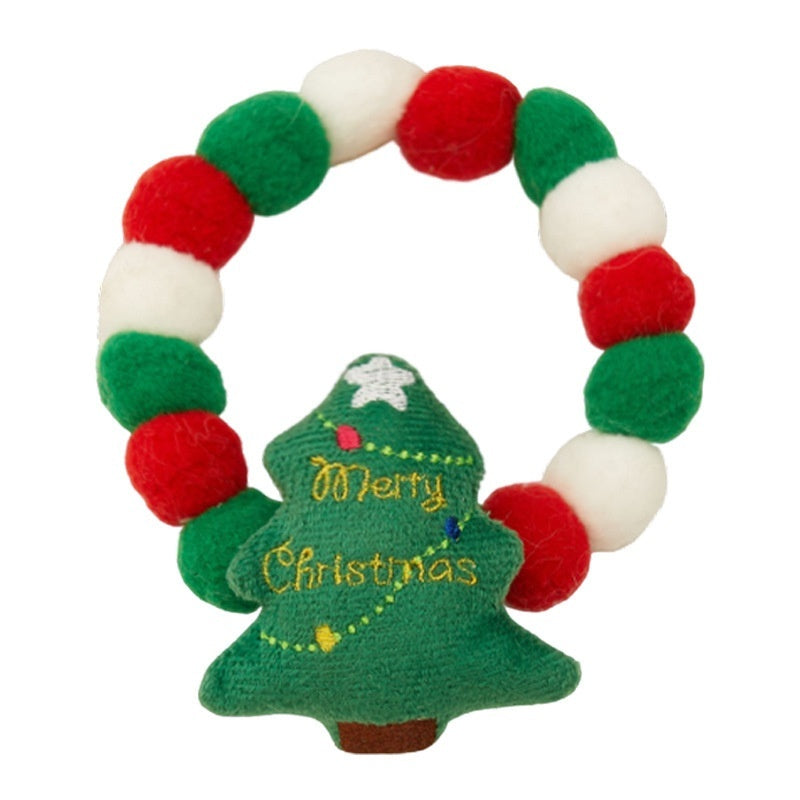 Christmas Pet Collar Decoration – Stretch Ornament for Dogs & Cats Holiday Accessories - ZA-ZOLA