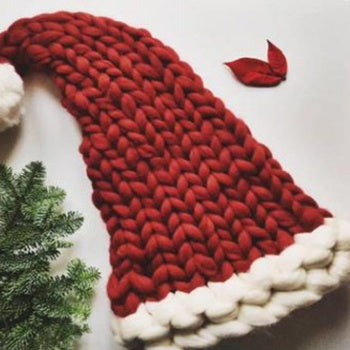 Christmas Plush Hat with Pompom - Cute Winter Hat for Women, Men & Kids | Festive & Cozy Holiday Accessory - ZA-ZOLA