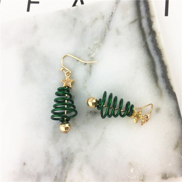 DIY Christmas Tree & Star Earrings – Festive Holiday Jewelry for Creative Style Lovers - ZA-ZOLA