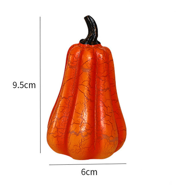 New Halloween Pumpkin Lantern Simulation Pumpkin LED Candle Lamp Resin Luminous Pumpkin - ZA-ZOLA