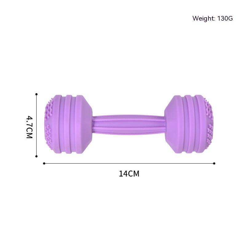 Teether Teether Stick Dumbbell Silicone Teether Baby Food Feeder Teether - ZA-ZOLA