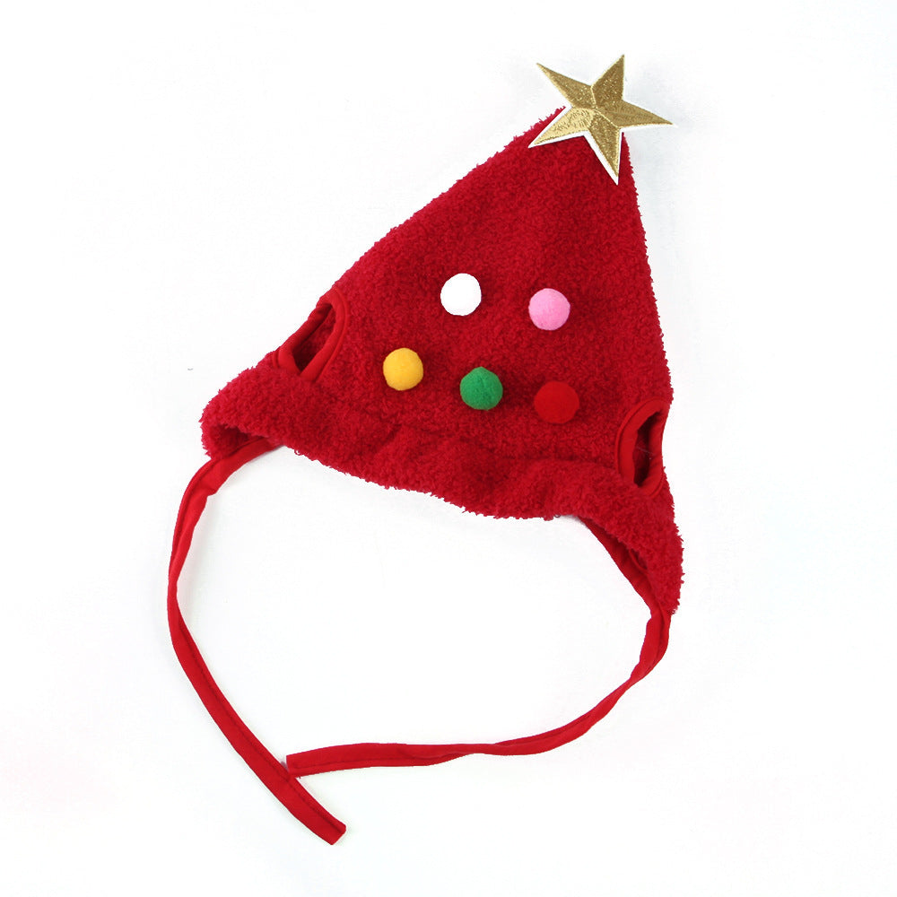 Christmas Tree Shaped Pet Hat - Festive Holiday Accessory for Cats & Dogs - ZA-ZOLA