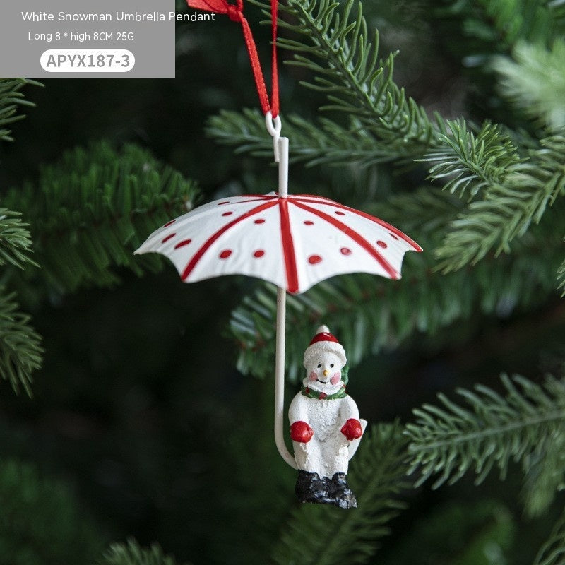 Nordic Iron Hot Air Balloon Christmas Pendant – Creative Tree Charms & Holiday Hanging Decor - ZA-ZOLA