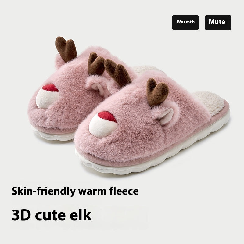 Cartoon Cotton Slippers – Inner Velvet Insulated Cotton-Padded Shoes for Winter Comfort - ZA-ZOLA