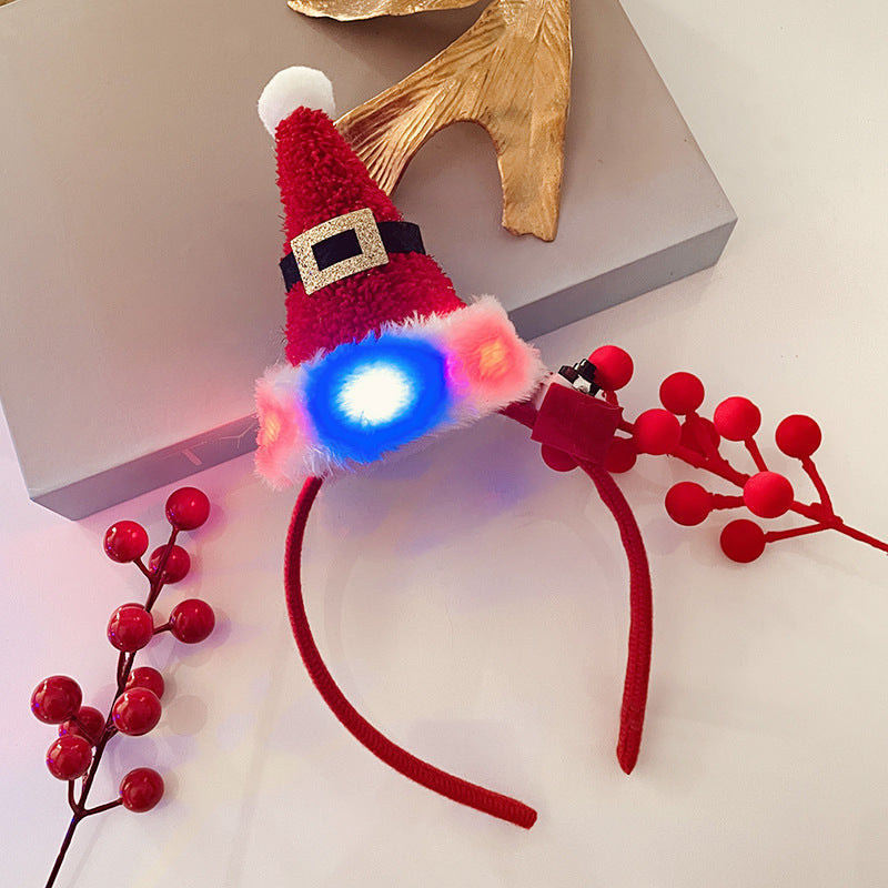 Light-Up Christmas Headband for Women - Festive Snowflake Design - ZA-ZOLA