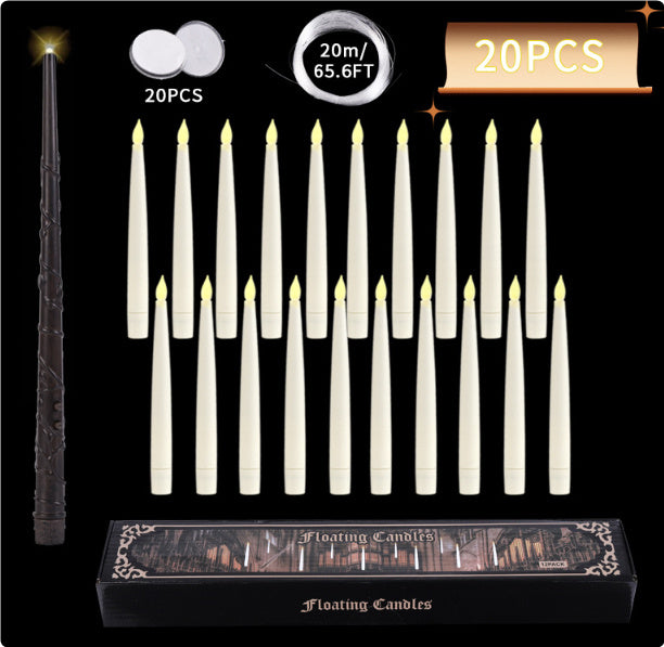 20LED Floating Candles With Candle Sticks - ZA-ZOLA