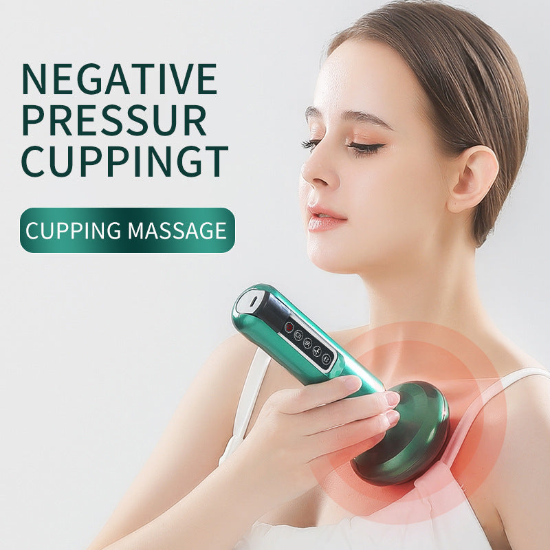 Electric Vacuum Cupping Massager For Body Anti-Cellulite Suction Cup Gua Sha Massage Body Cups Guasha Fat Burning Slimming Jars - ZA-ZOLA