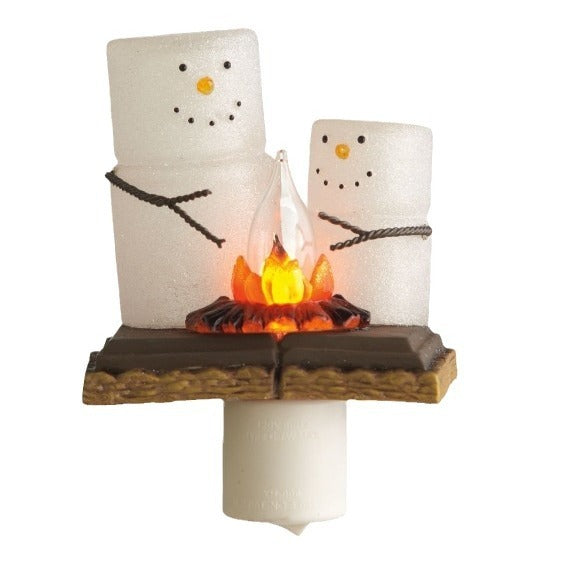 Creative Resin Ghost Bonfire Night Lamp – Flashing Small Light for Unique Decor - ZA-ZOLA