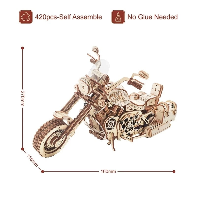 Robotime Rokr Cruiser Motorcycle - ZA-ZOLA