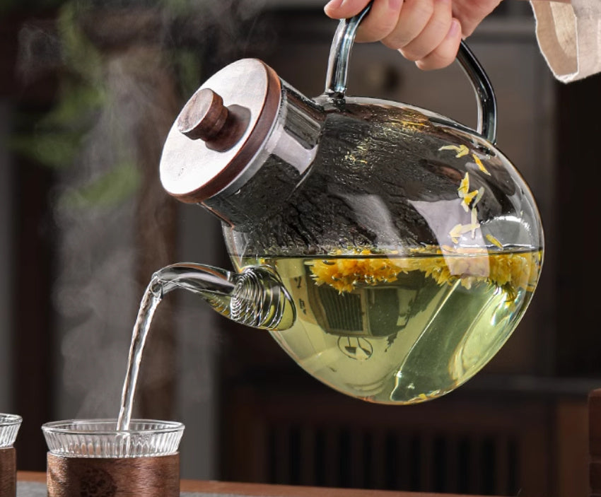 New Thickened High-temperature Resistant Glass Teapot With Large Capacity - ZA-ZOLA