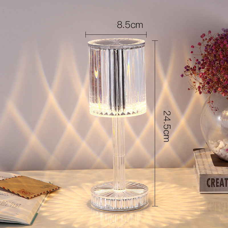 New Crystal Table Lamp Hotel Decoration Diamond Romantic Warm Led For Home Decor Romantic Gift Night Light - ZA-ZOLA