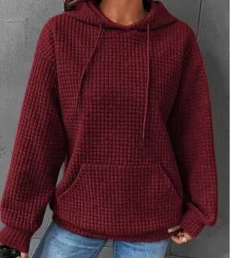 Women's Loose Casual Solid Color Long-Sleeved Sweater – Comfortable & Stylish Knitwear