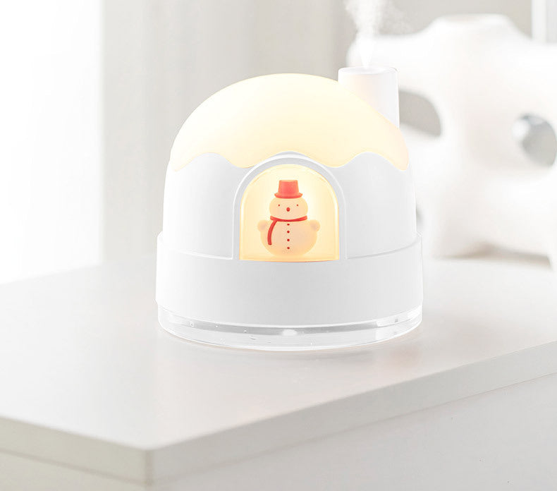 USB Igloo Humidifier – Silent Operation with Heavy Fog Volume for Home & Office - ZA-ZOLA