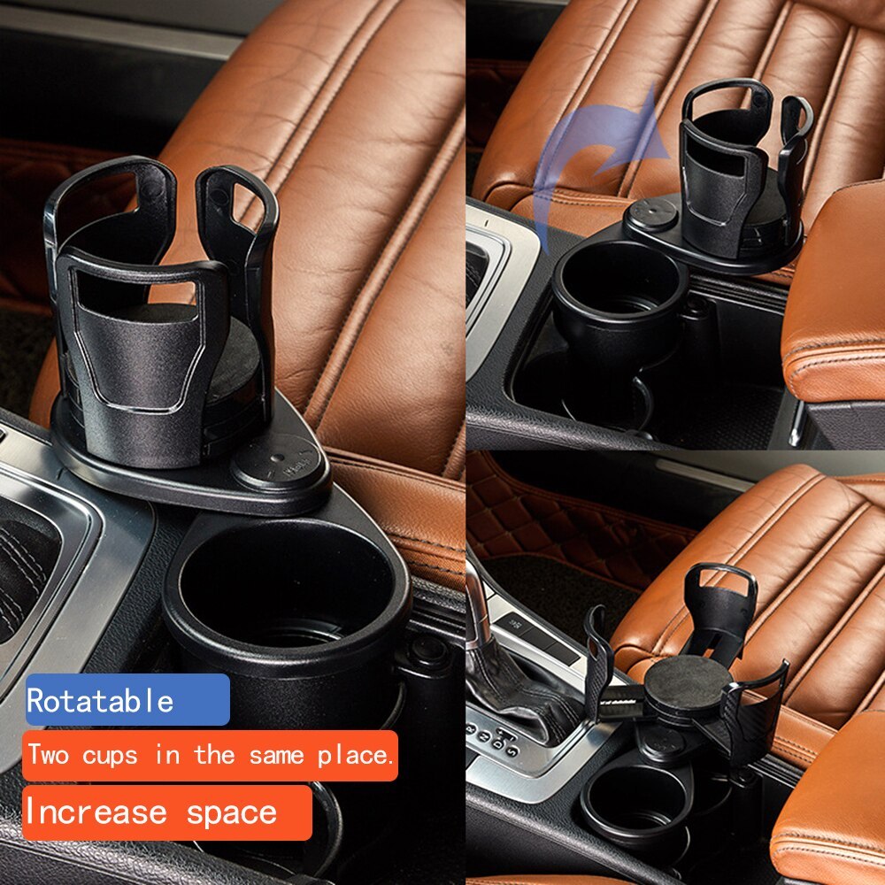 Foldable Car Cup & Bottle Holder | Multifunctional Phone and Sunglasses Organizer - ZA-ZOLA