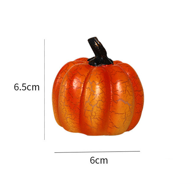 New Halloween Pumpkin Lantern Simulation Pumpkin LED Candle Lamp Resin Luminous Pumpkin - ZA-ZOLA