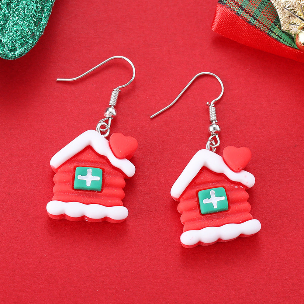 Cartoon Creative Christmas Earrings – Fun & Festive Fashion for the Holidays - ZA-ZOLA