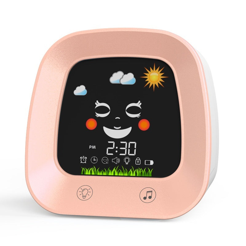 Children's Music Alarm Student Mute Snooze Alarm Bedside Luminous ClocProduct information:
 
 Color: pink, blue
 
 Thickness: 115mm
 
 Shell material: ABS
 
 Style: Cartoon
 


Packing list: 

1xClock

Product Image:clockZA-ZOLAZA-ZOLAMusic Alarm Student Mute Snooze Alarm Bedside Luminous Clock