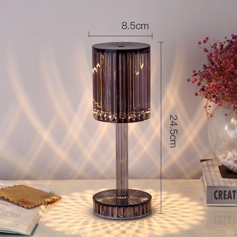 New Crystal Table Lamp Hotel Decoration Diamond Romantic Warm Led For Home Decor Romantic Gift Night Light - ZA-ZOLA