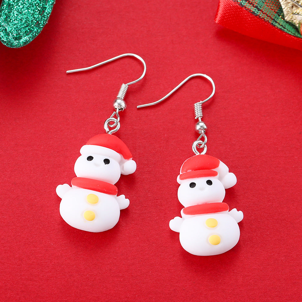 Cartoon Creative Christmas Earrings – Fun & Festive Fashion for the Holidays - ZA-ZOLA