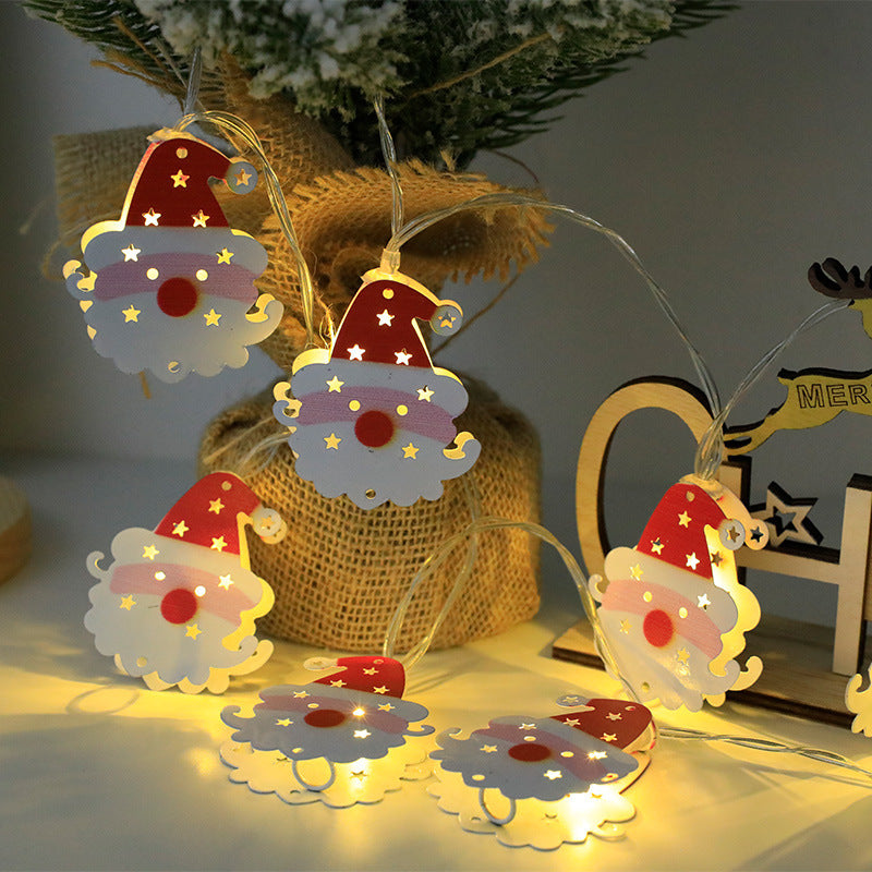 Christmas LED String Lights – Santa Claus, Elk, & Snowman Ornaments for Festive Decor - ZA-ZOLA