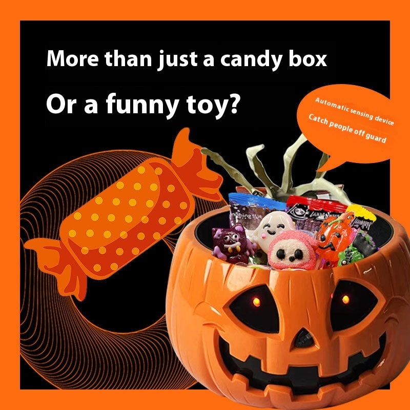 Children's Creative Electric Halloween Pumpkin Lamp Candy Bowl - ZA-ZOLA