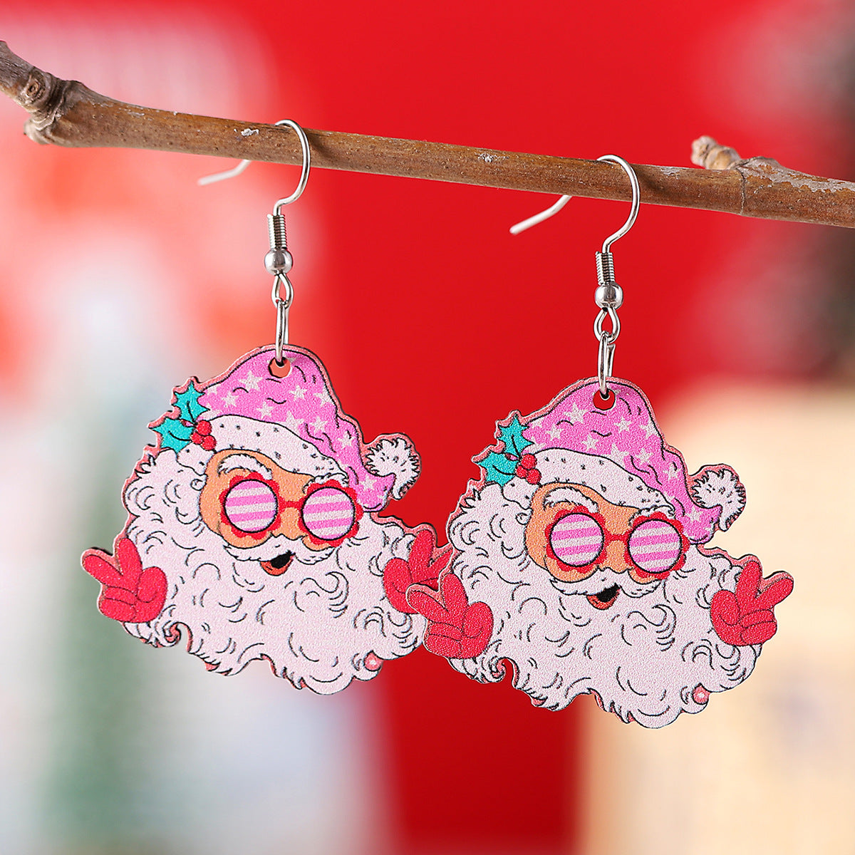 Funny Santa Claus Pendant Earrings – Perfect Christmas Gift for a Festive Touch! - ZA-ZOLA