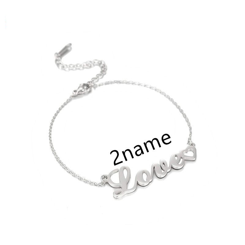 Personalized DIY Custom Name Bracelet Stainless Steel - ZA-ZOLA