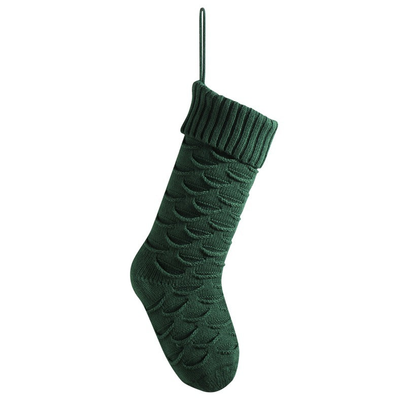 Christmas Gift Bag Decorative Socks – Knitted Hanging Stocking Decorations for Holiday Cheer - ZA-ZOLA