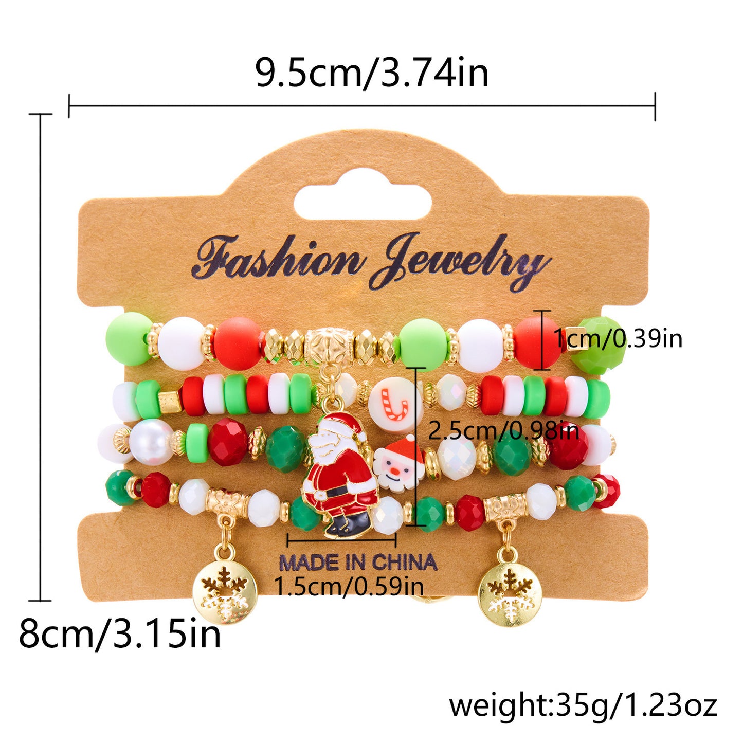 Handmade Christmas Snowman Beaded Bracelet – Festive Charm Jewelry for Holiday Cheer! - ZA-ZOLA