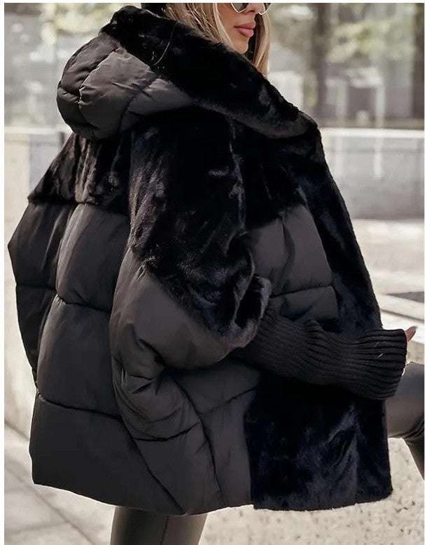 Women's Loose Down Jacket Coat – Winter Fashion Lightweight Warmth